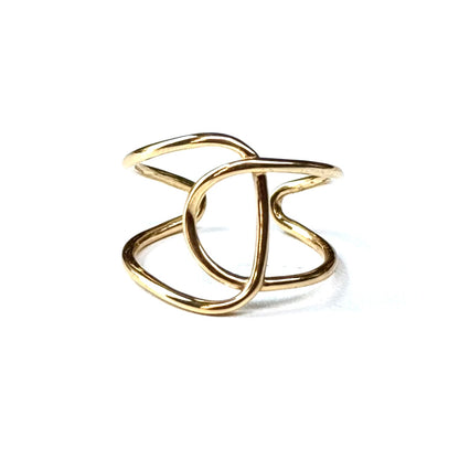 Brass plain ring 22