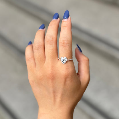 Heart design ring 6