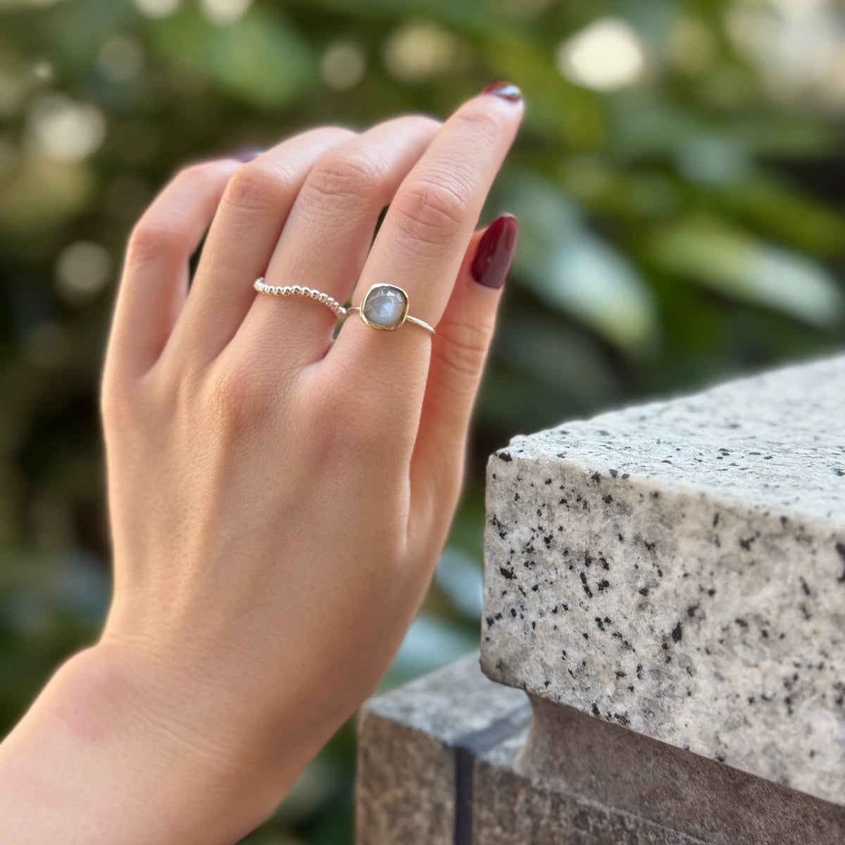 Silver925×Brass design ring 24