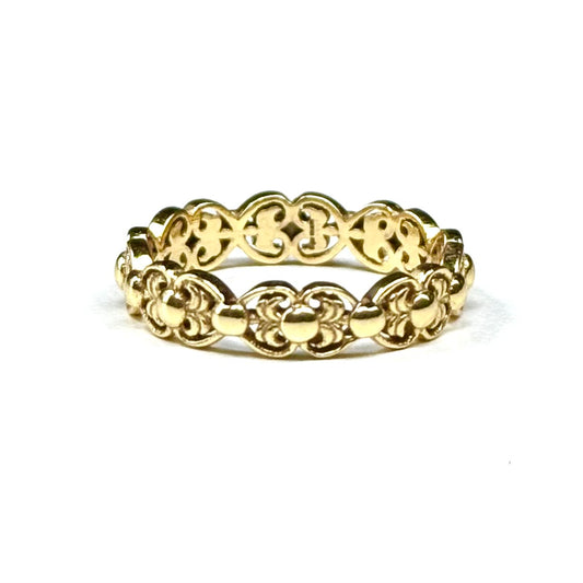 Brass plain ring 62