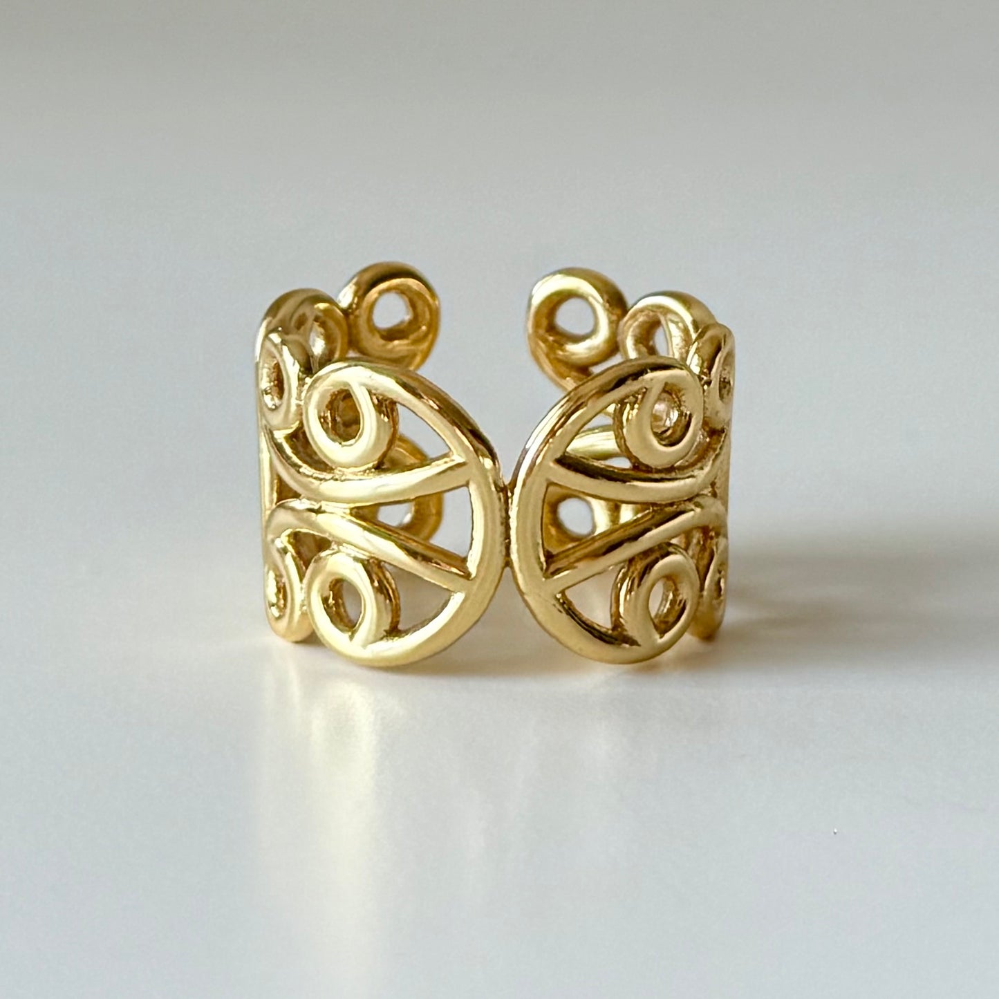 Brass plain ring 16