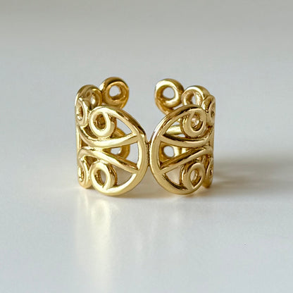 Brass plain ring 16