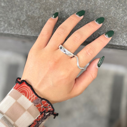 Silver925 design ring 121