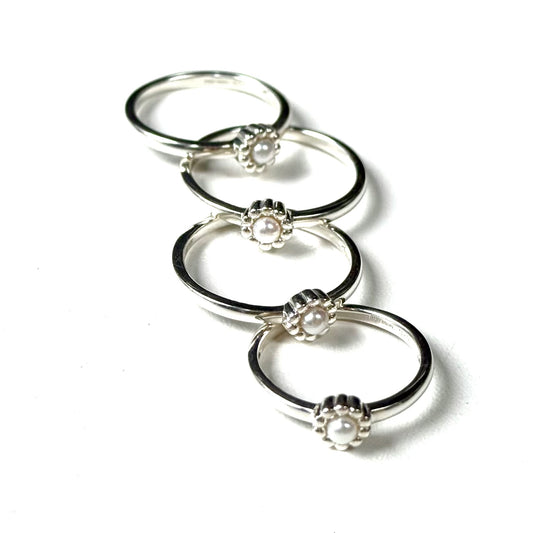 Pearl design ring 6