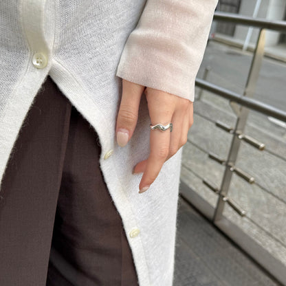 Silver925 plain ring 1