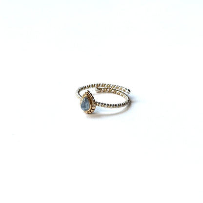 Silver925×Brass petit ring 4