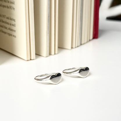 Heart plain ring 85