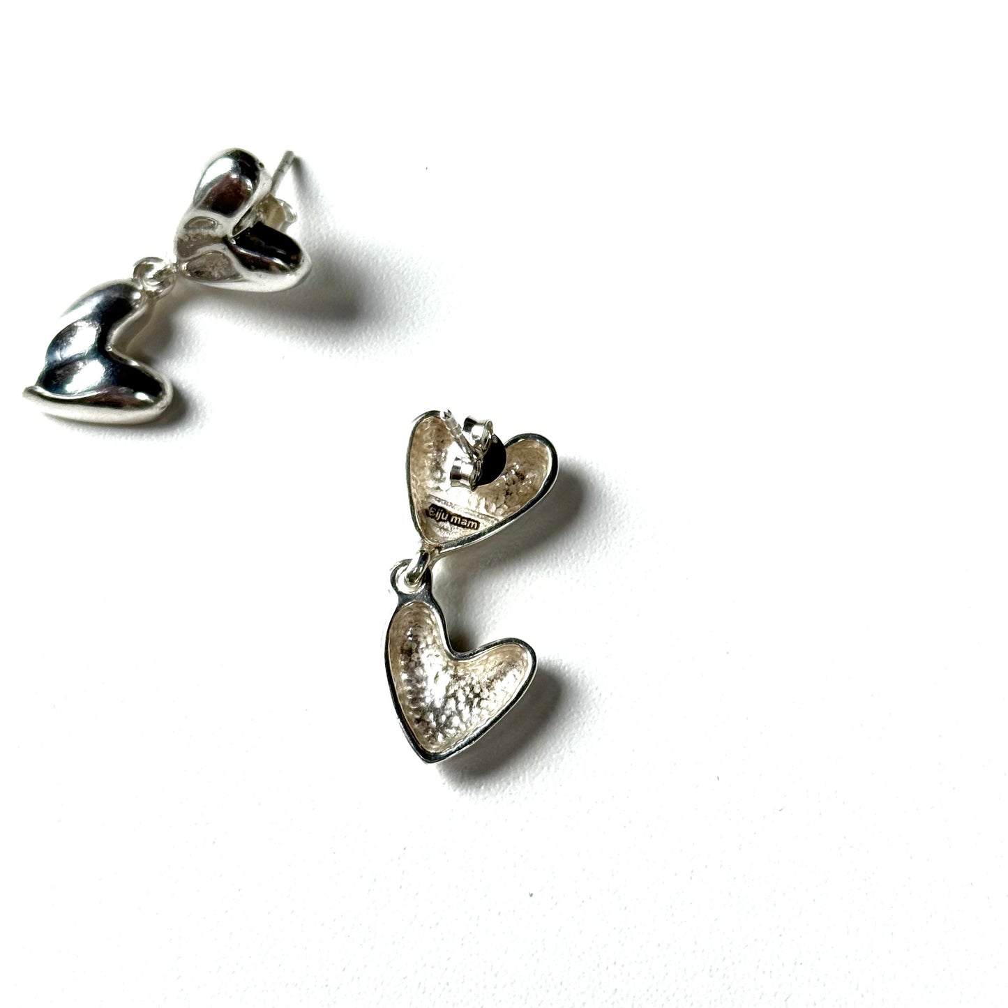 Silver925 plain pierce〈Heart〉2