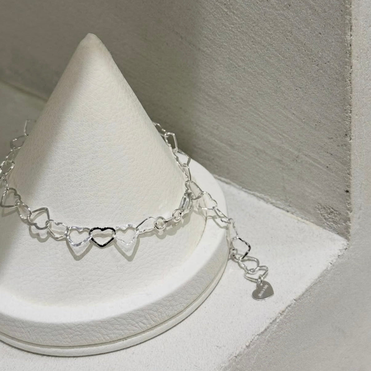 Silver925 chain bracelet《Heart》
