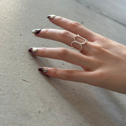 Silver925 plain ring 86