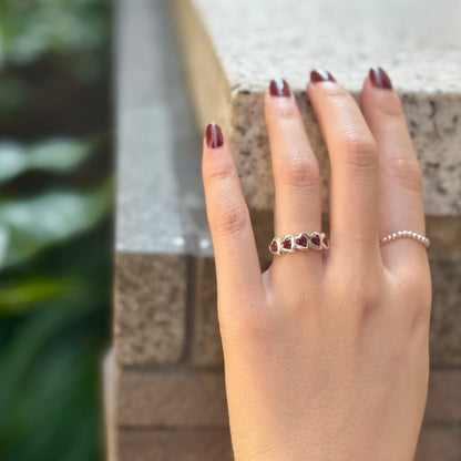 Heart design ring 2