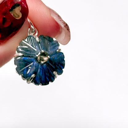 Flower carved charm
