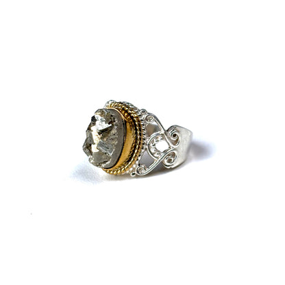 Connect ring〈 Druzy 〉