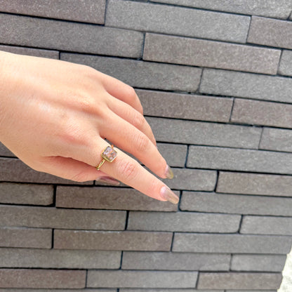 Brass roughcut ring