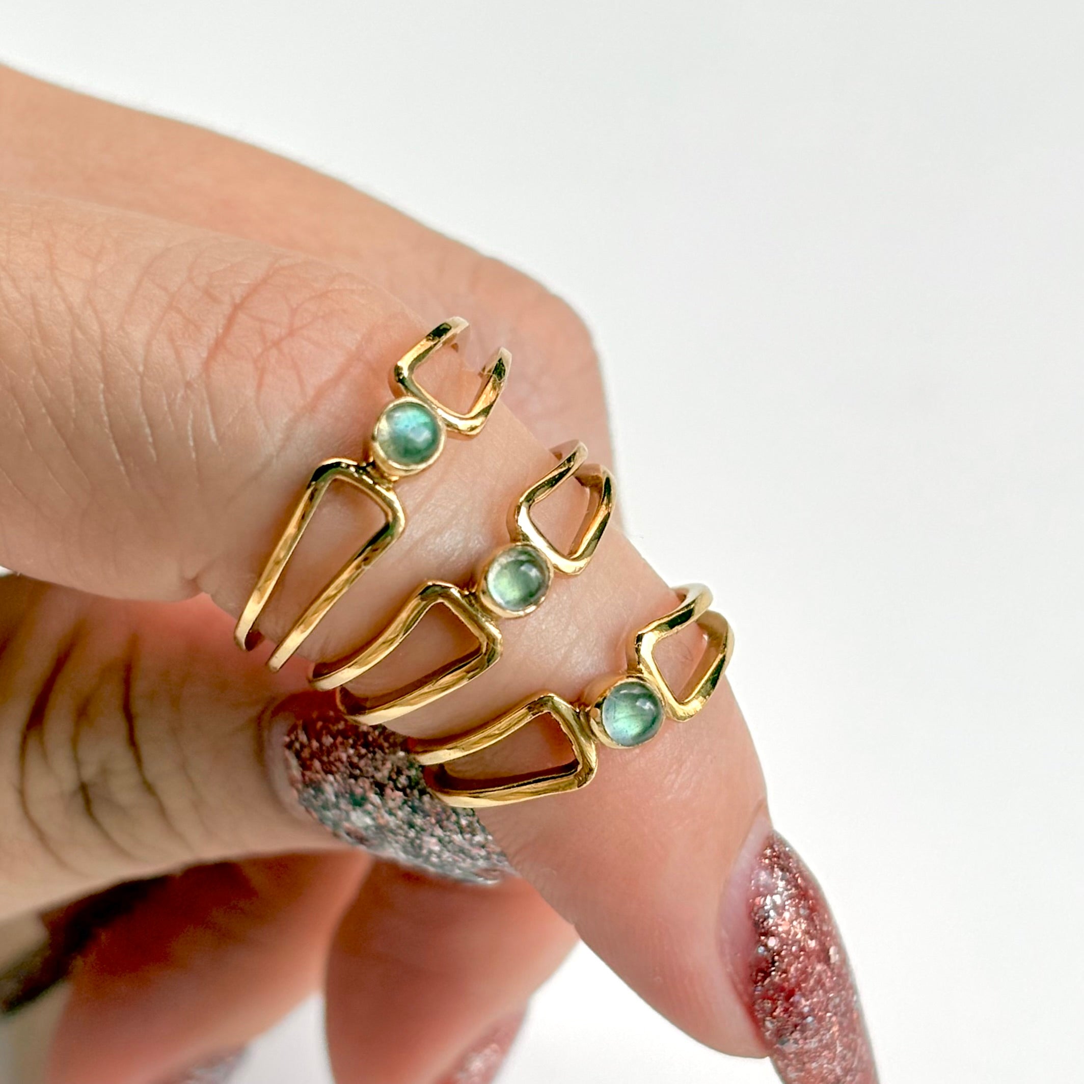 ビジュマム　リングセット6本 Brass design ring 6 – Biju mam
