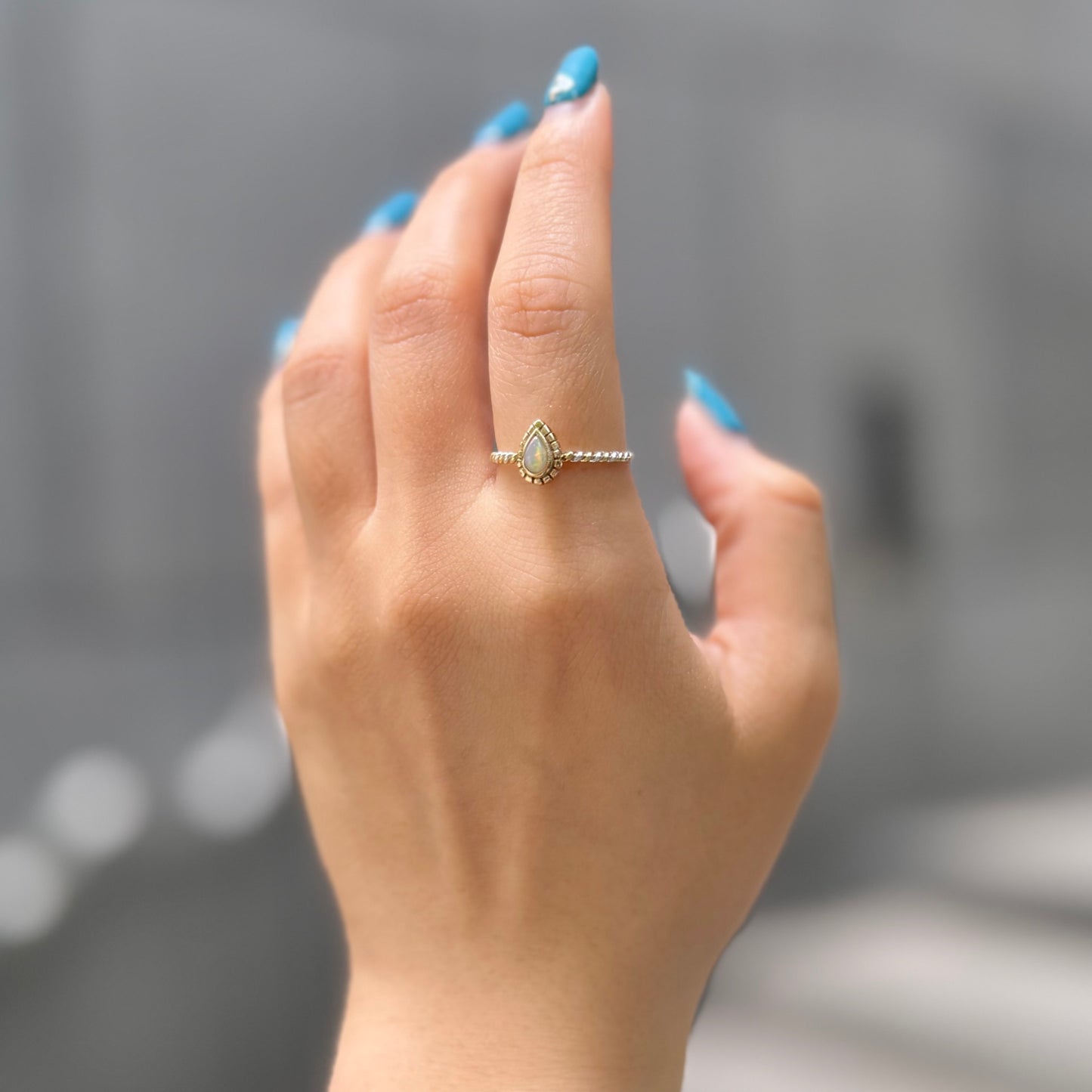 Silver925×Brass petit ring 4