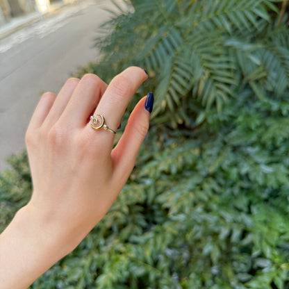 Moon design ring 5