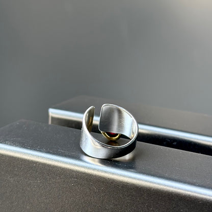 Silver925×Brass design ring 7