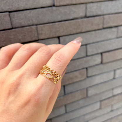 Brass plain ring 26