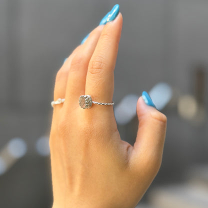 Roughcut ring