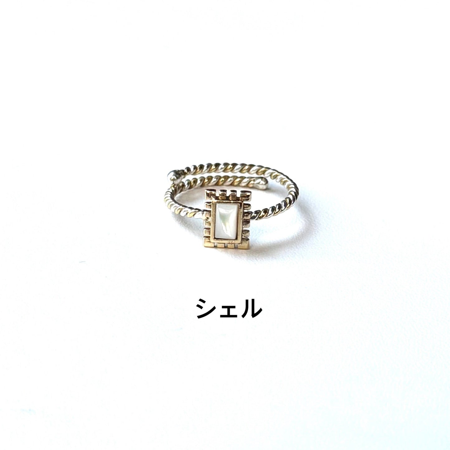 Silver925×Brass petit ring 6