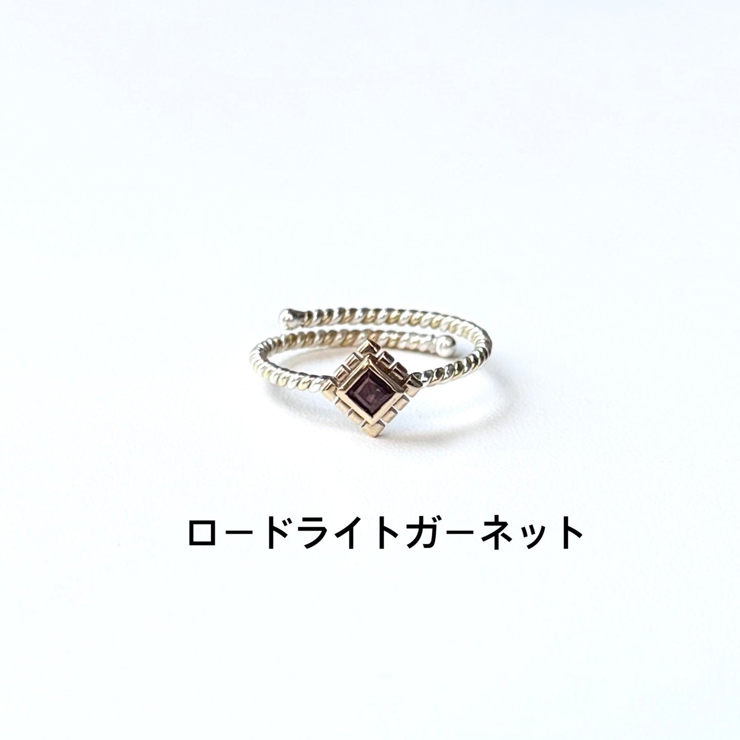 Silver925×Brass petit ring 5