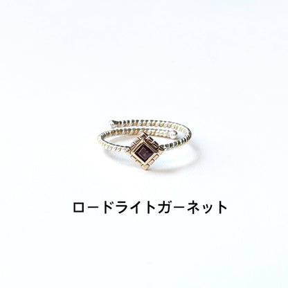 Silver925×Brass petit ring 5