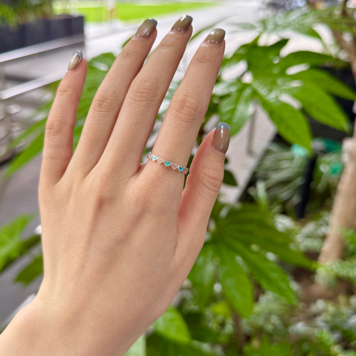 〈表参道限定〉Heart enamel ring