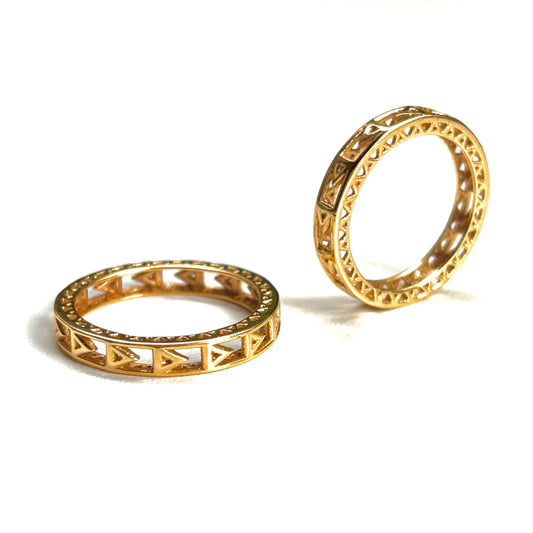 Brass plain ring 13