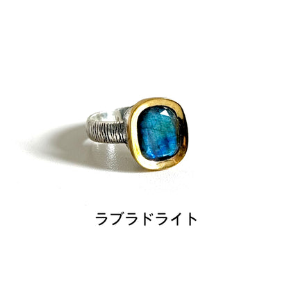 Silver925×Brass design ring 10