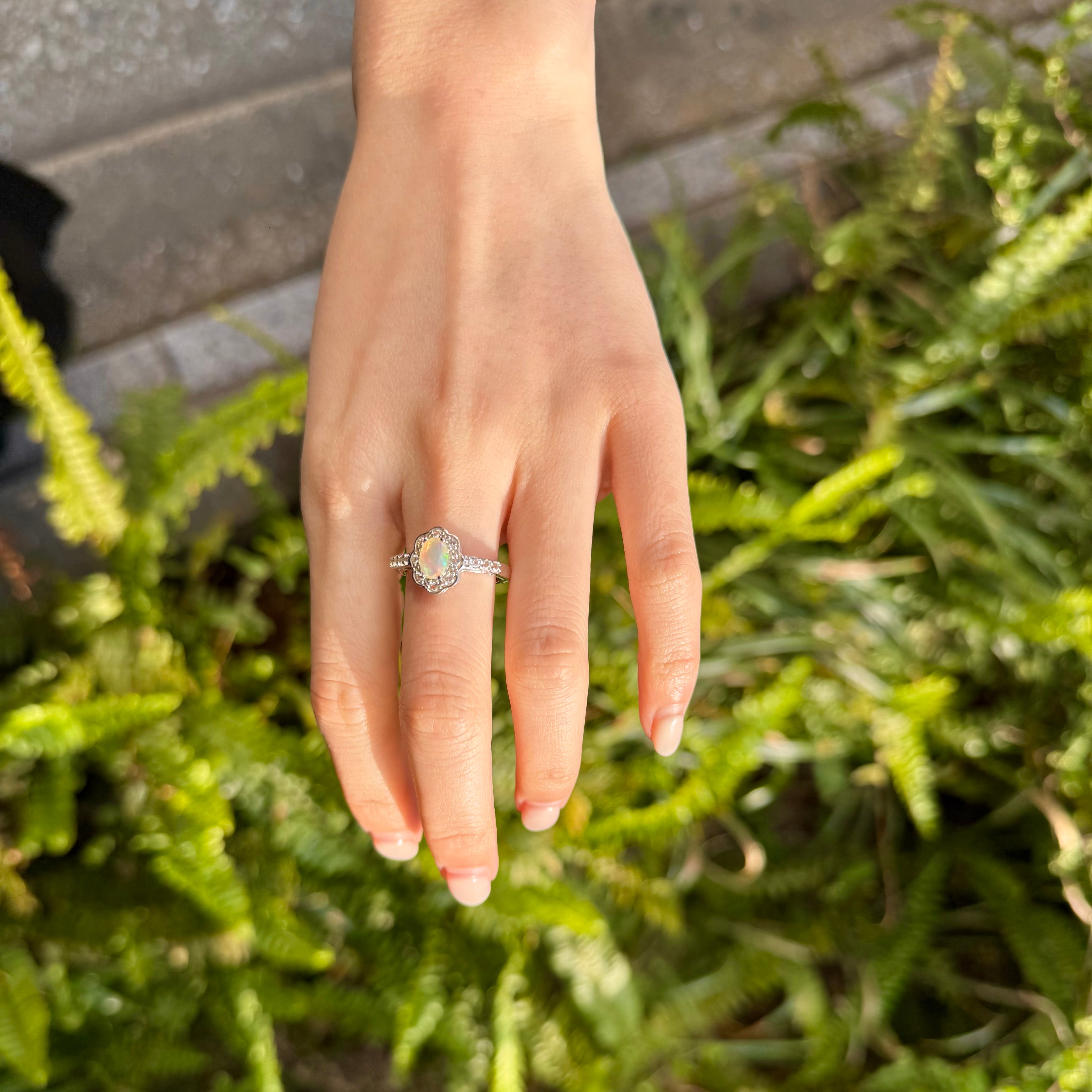 Bijumam poco】Flower design ring – Biju mam