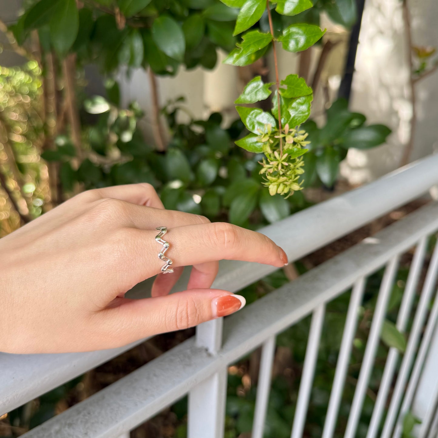 Silver925 plain ring 52