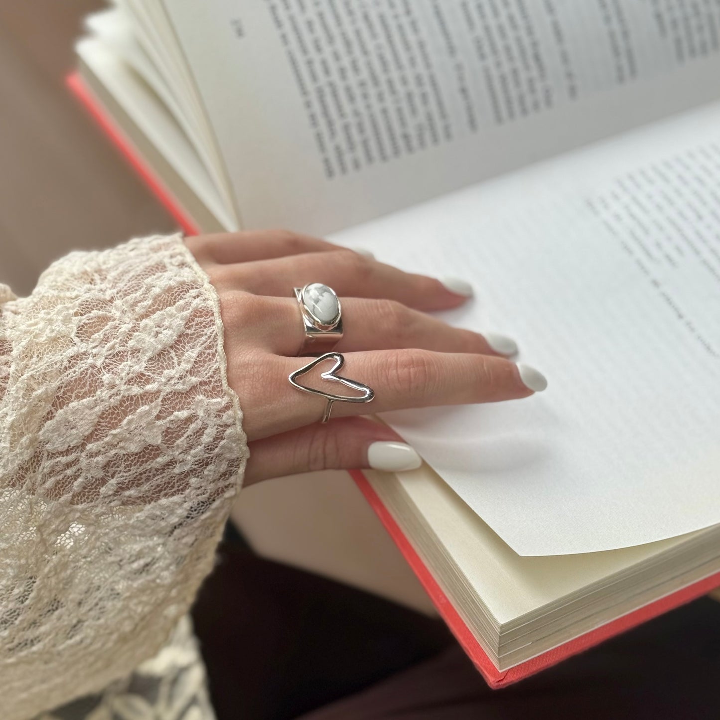 Heart plain ring 75