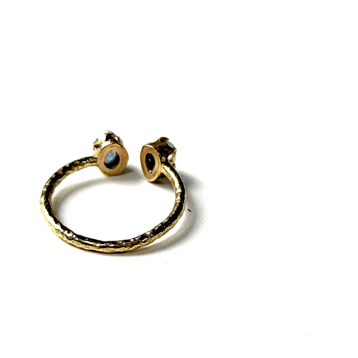 Brass 2stone ring