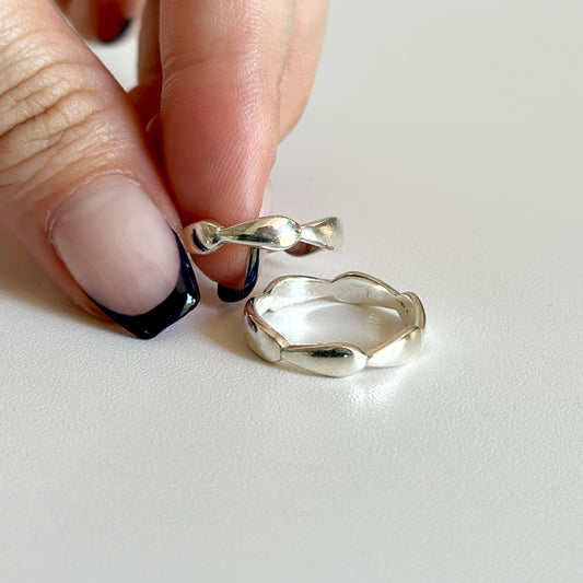Silver925 plain ring 70