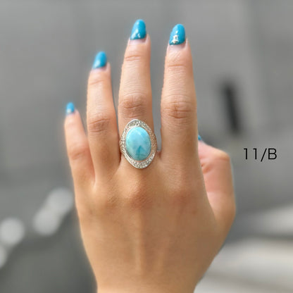 Larimar ring
