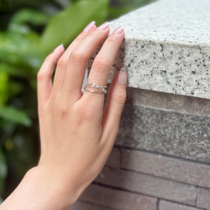 Silver925 stacking ring 2