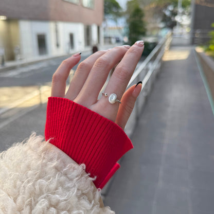 1stone fork ring