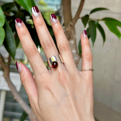Silver925×Brass design ring 7