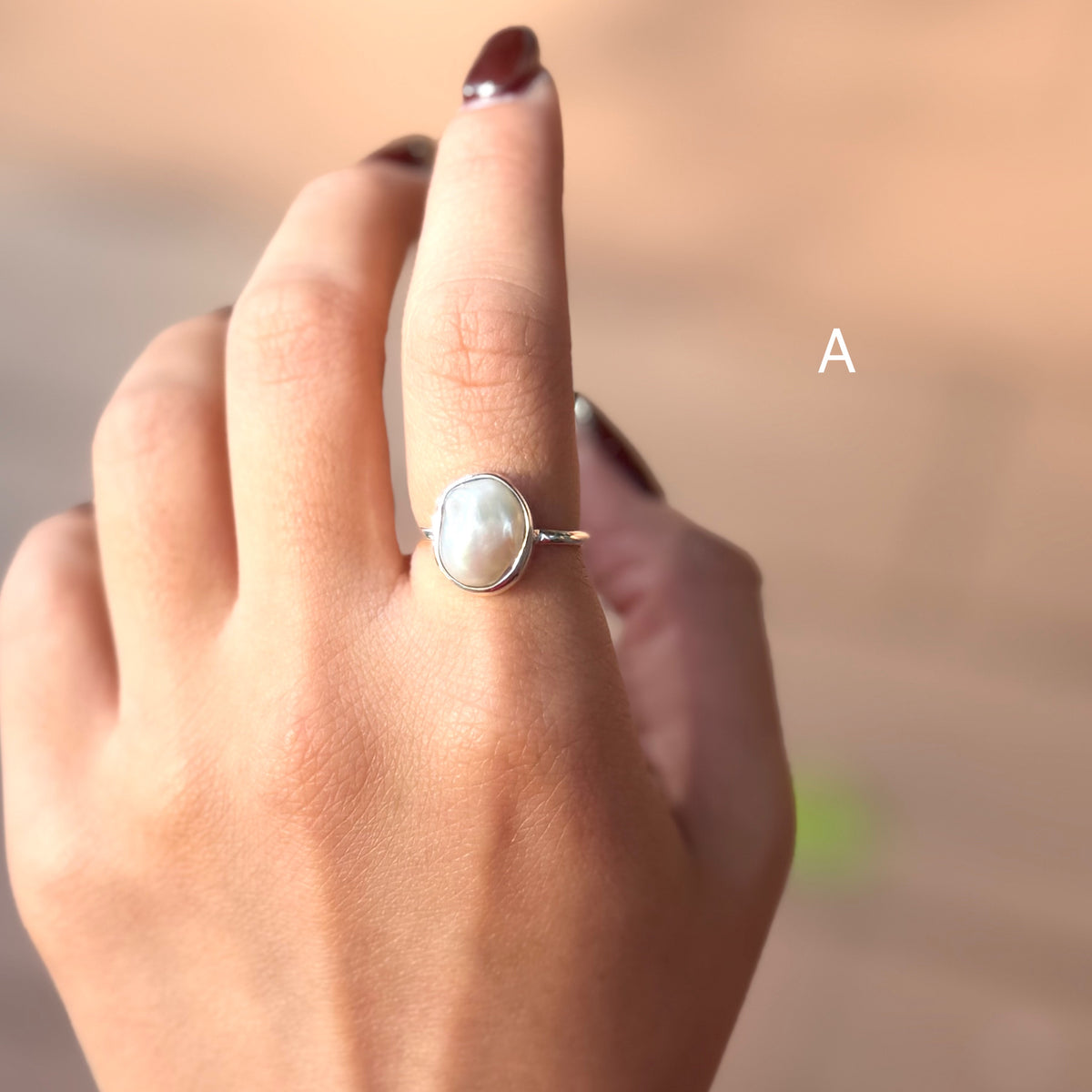 Pearl design ring 11