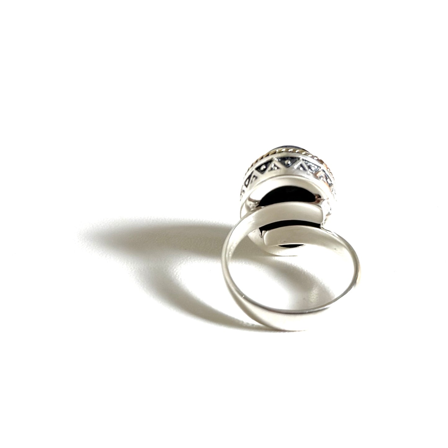 Silver925×Brass design ring 9