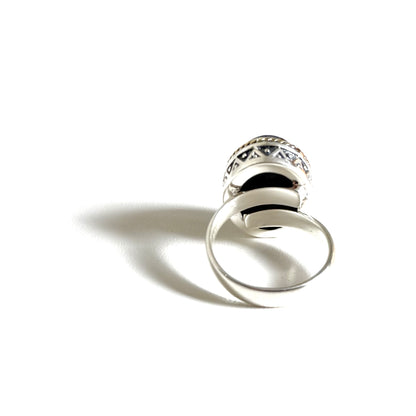 Silver925×Brass design ring 9