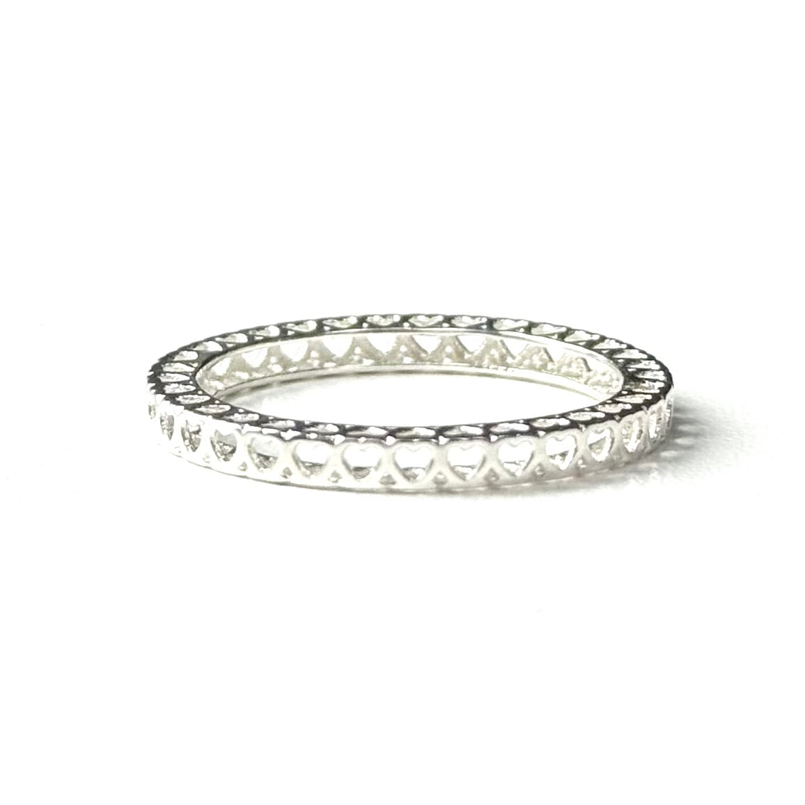 Heart plain ring 83