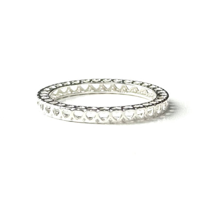 Heart plain ring 83