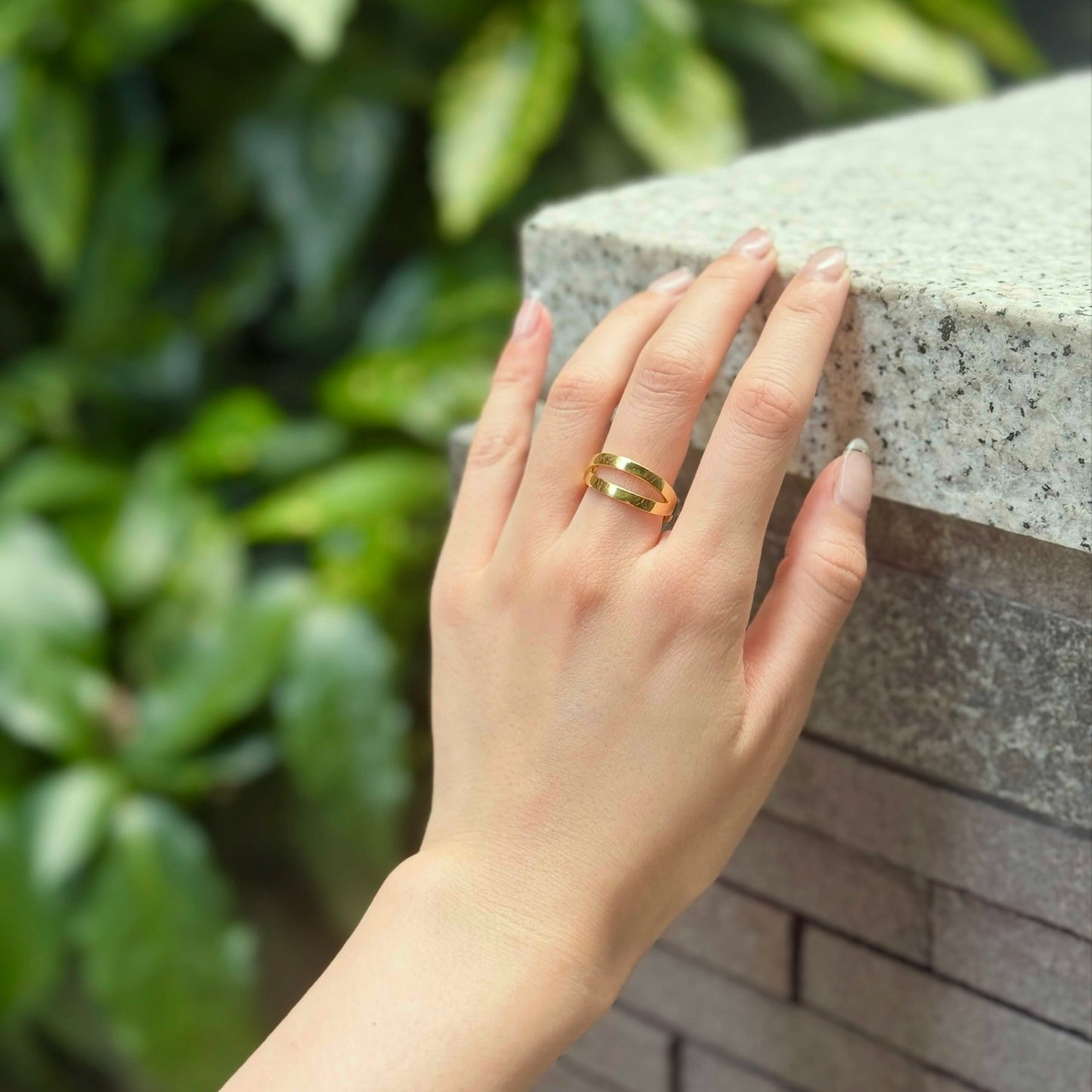 Brass plain ring 23