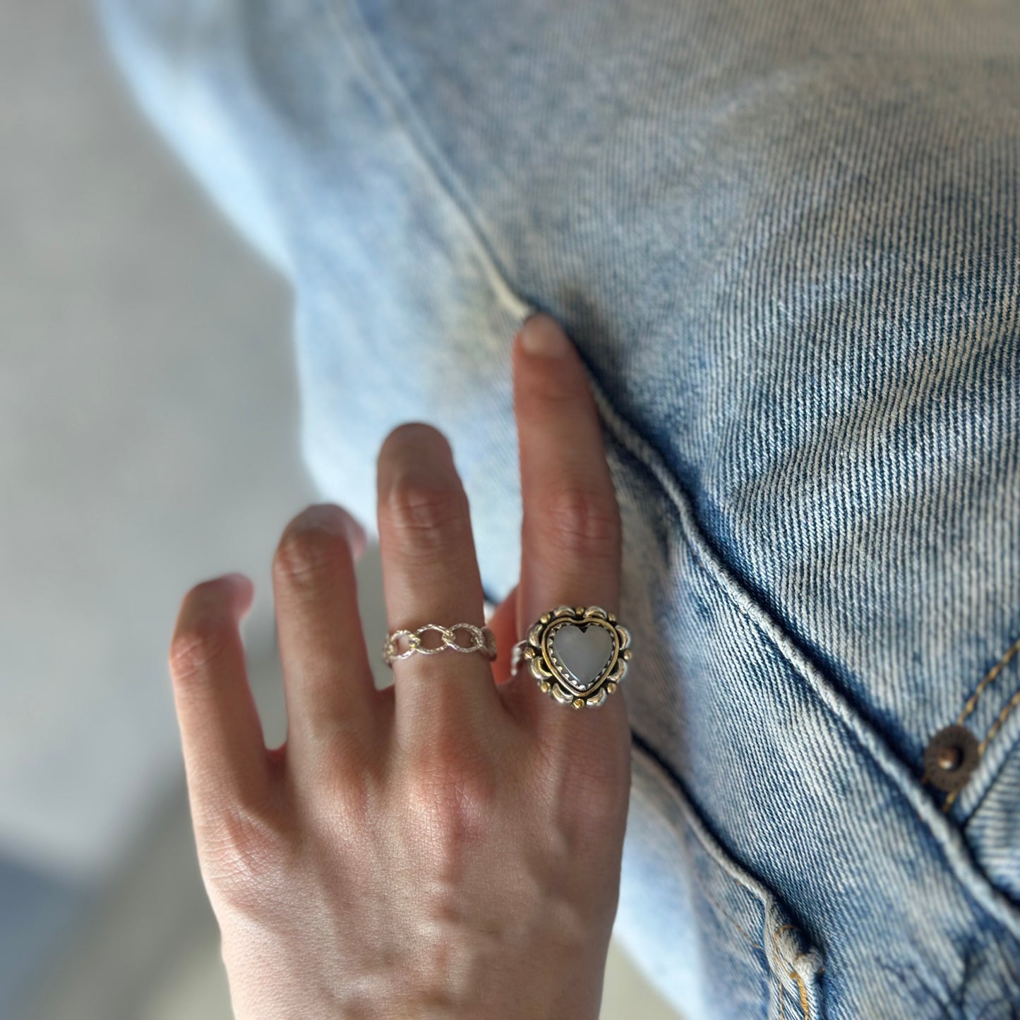 Silver925 plain ring 72