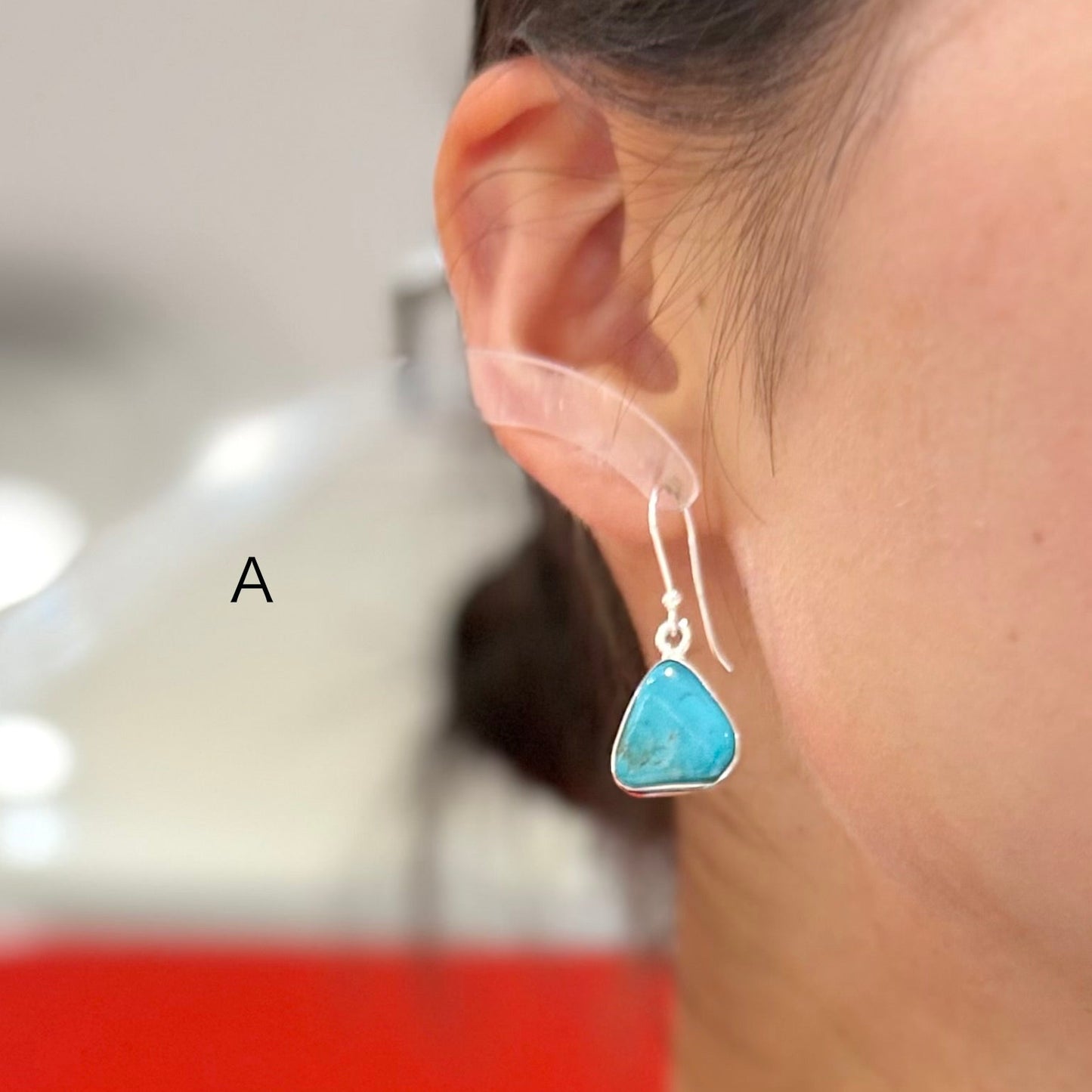 American turquoise pierce