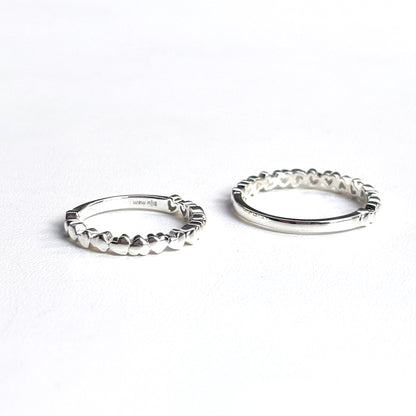 Heart plain ring 51