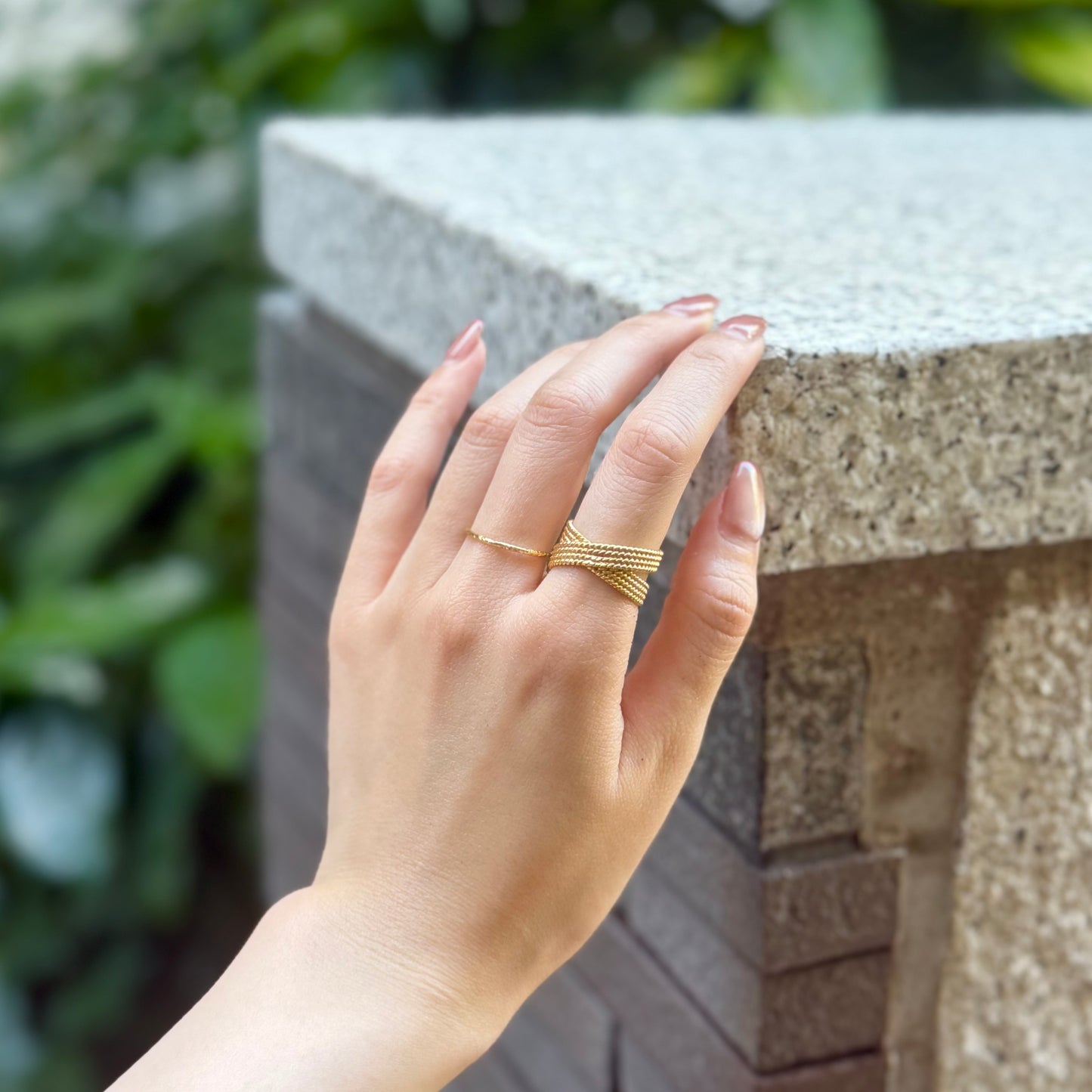 Brass plain ring 15