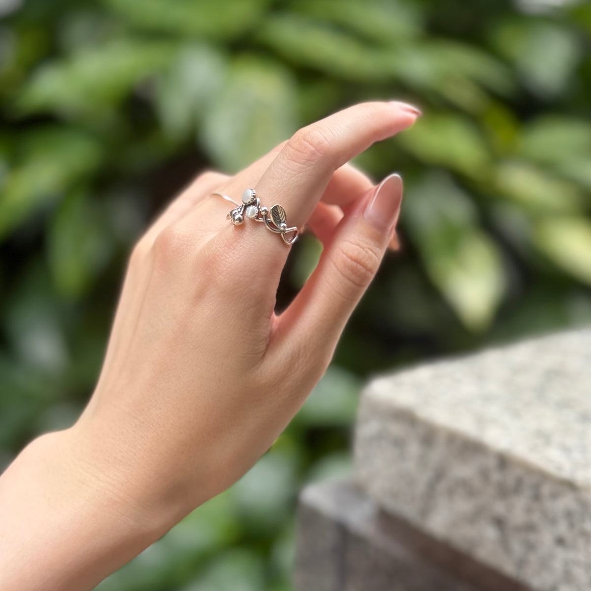 Pearl design ring 10